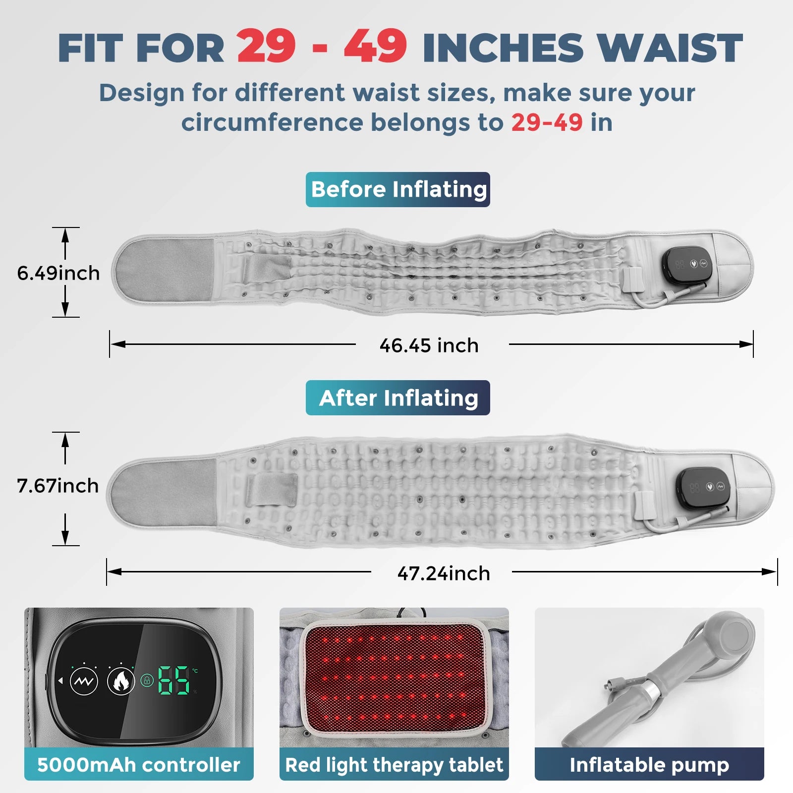 Vertexa Pro smart Decompression Belt