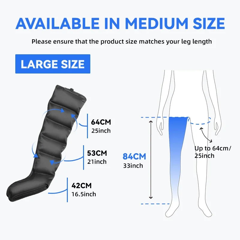 Full Leg Recovery Air Wave Boots