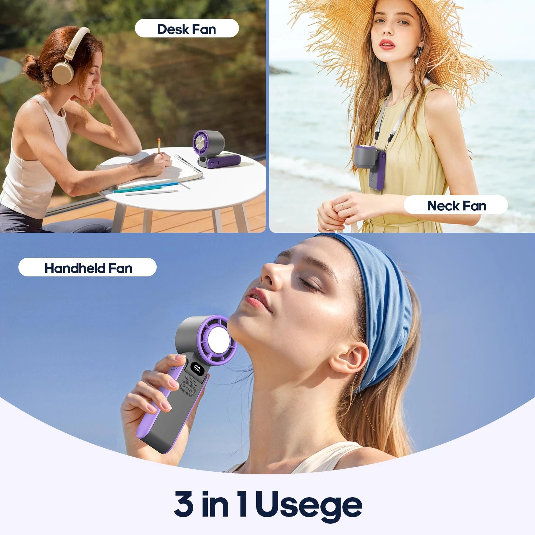 Turbo Portable Air Cooling Fan
